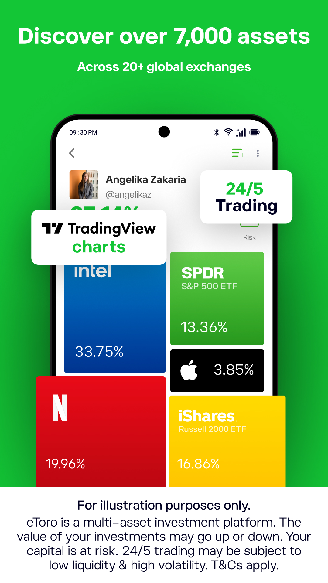 اسکرین شات 2 برنامه eToro: Trade. Invest. Connect.