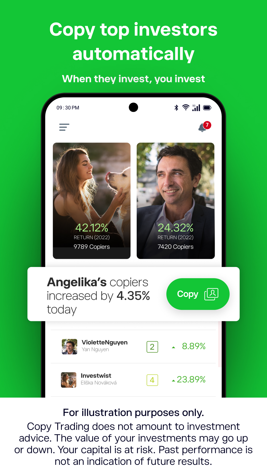 اسکرین شات 5 برنامه eToro: Trade. Invest. Connect.