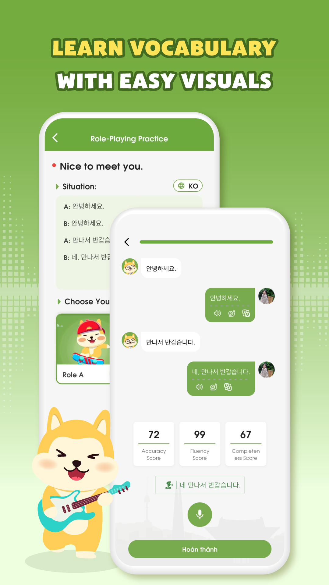 اسکرین شات 4 برنامه Learn Korean, Hangul: HeyKorea