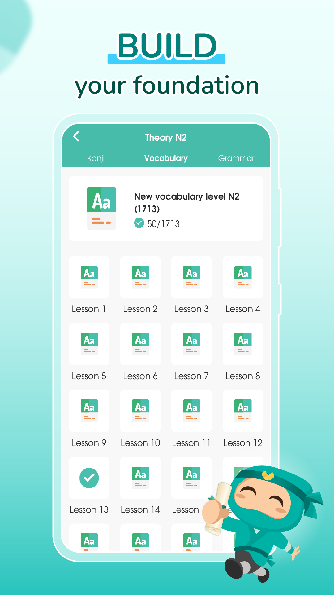 اسکرین شات 6 برنامه Migii JLPT: JLPT test N5-N1
