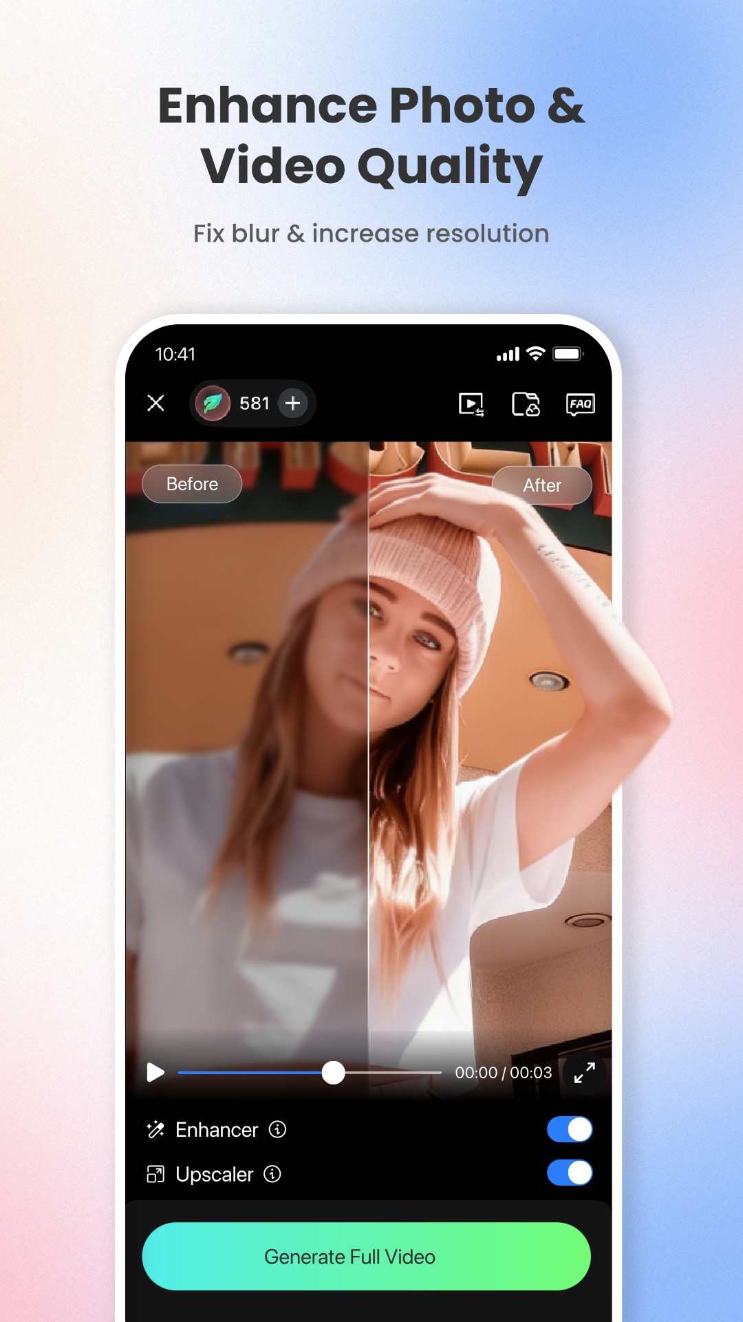 اسکرین شات 4 برنامه Fotor–AI Photo Editor & Filter