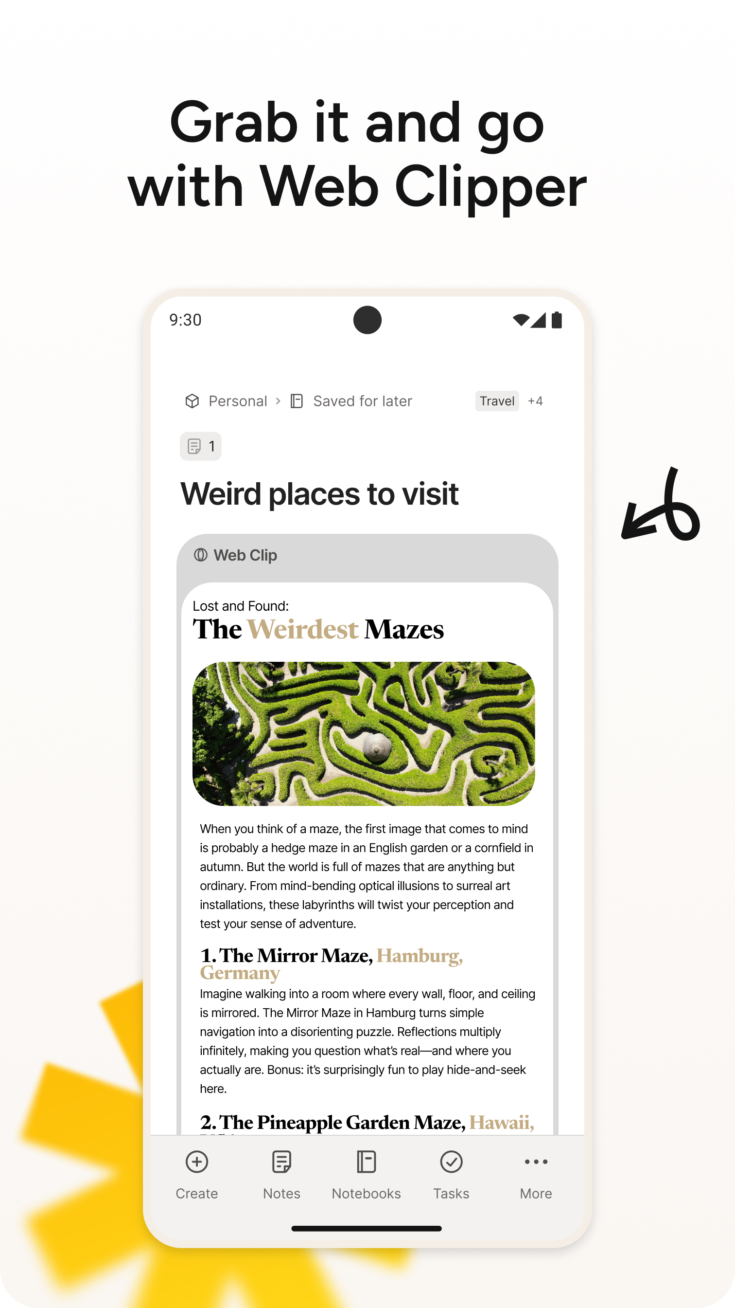 اسکرین شات 7 برنامه Evernote - Note Organizer
