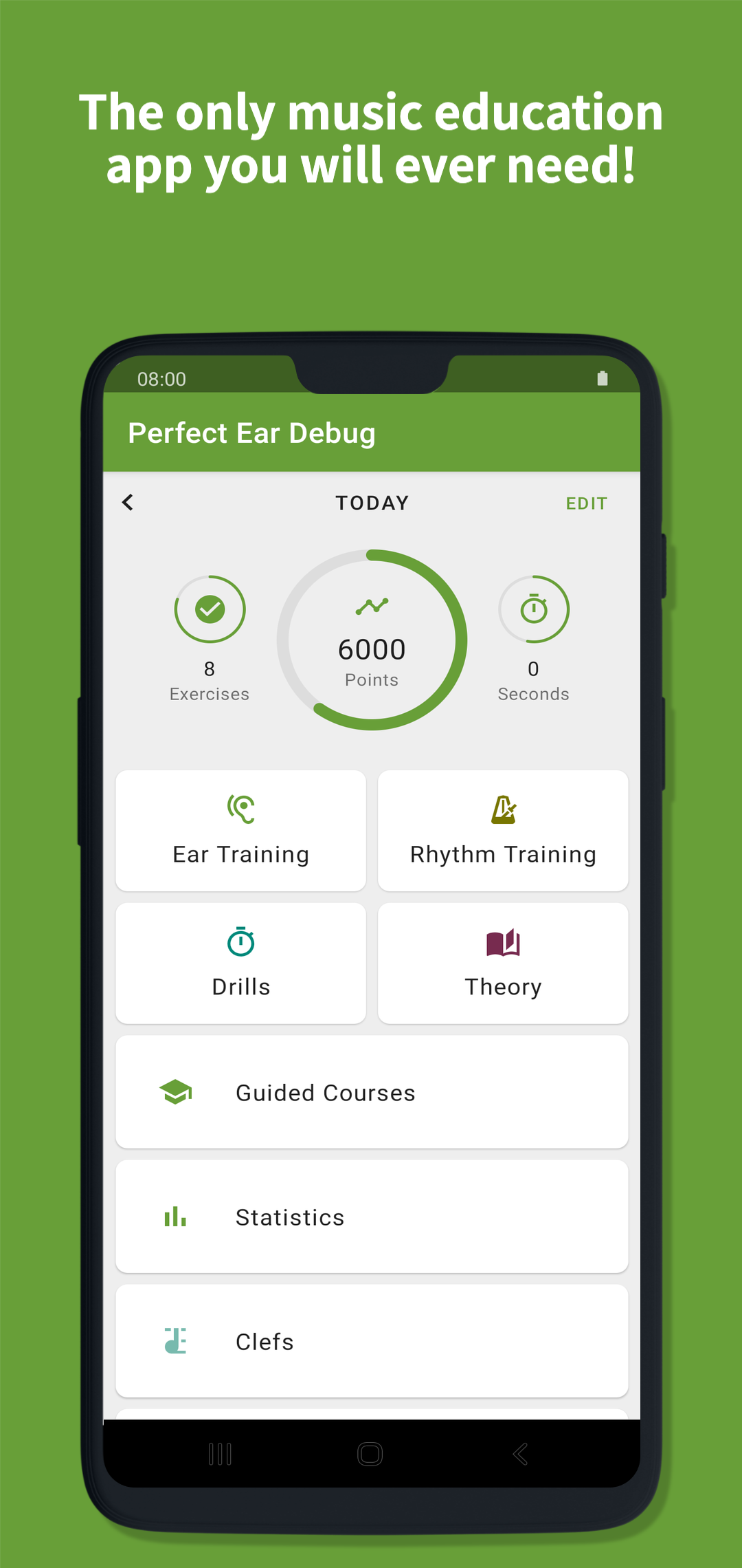 اسکرین شات 1 برنامه Perfect Ear: Music & Rhythm