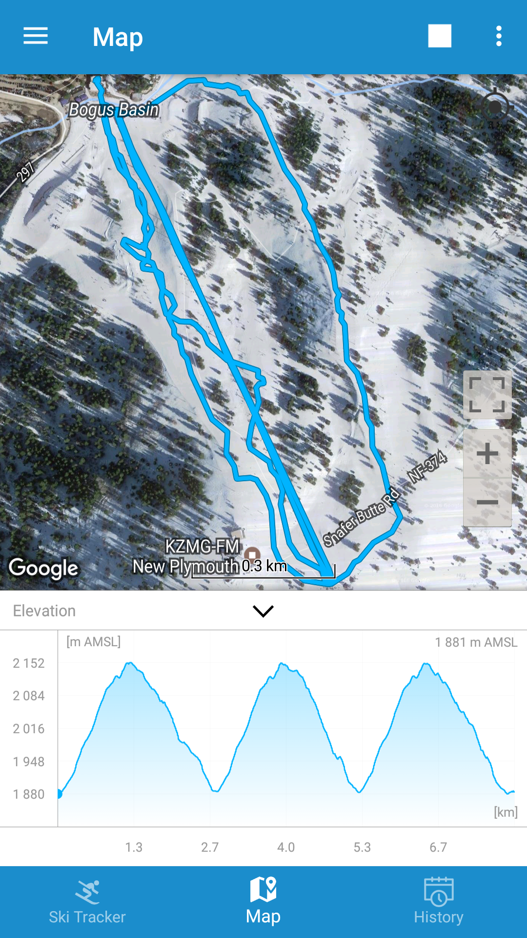 اسکرین شات 5 برنامه Ski Tracker