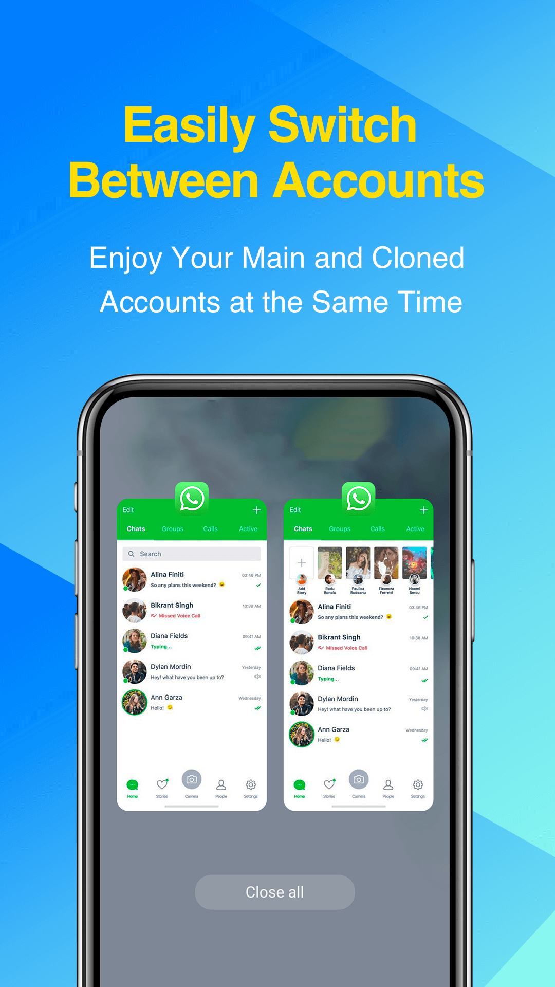 اسکرین شات 3 برنامه 2Accounts - Dual Apps Space