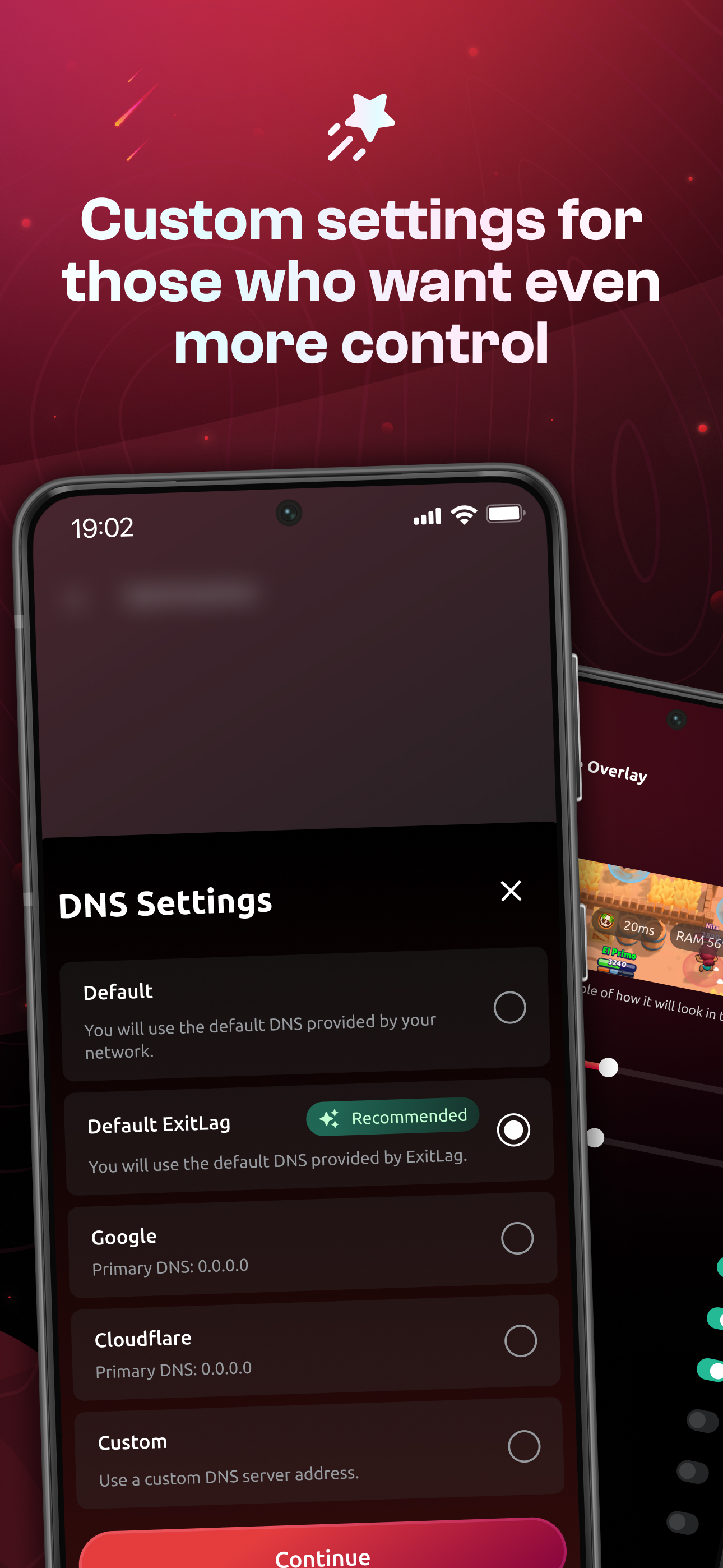 اسکرین شات 6 برنامه ExitLag: Fix Ping Mobile & Lag