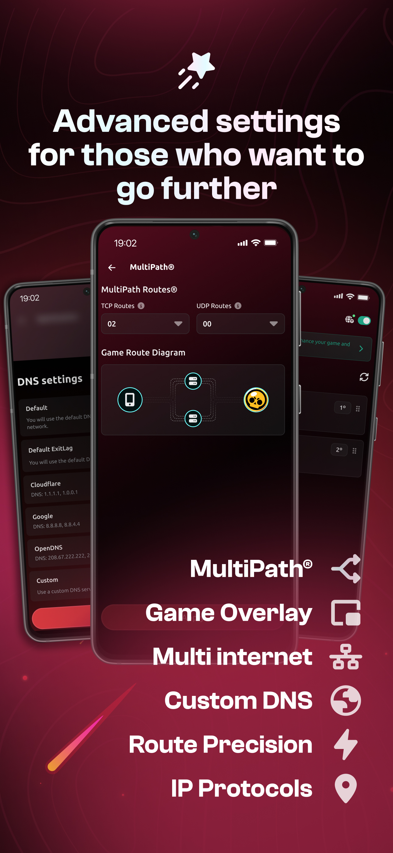 اسکرین شات 4 برنامه ExitLag: Fix Ping Mobile & Lag