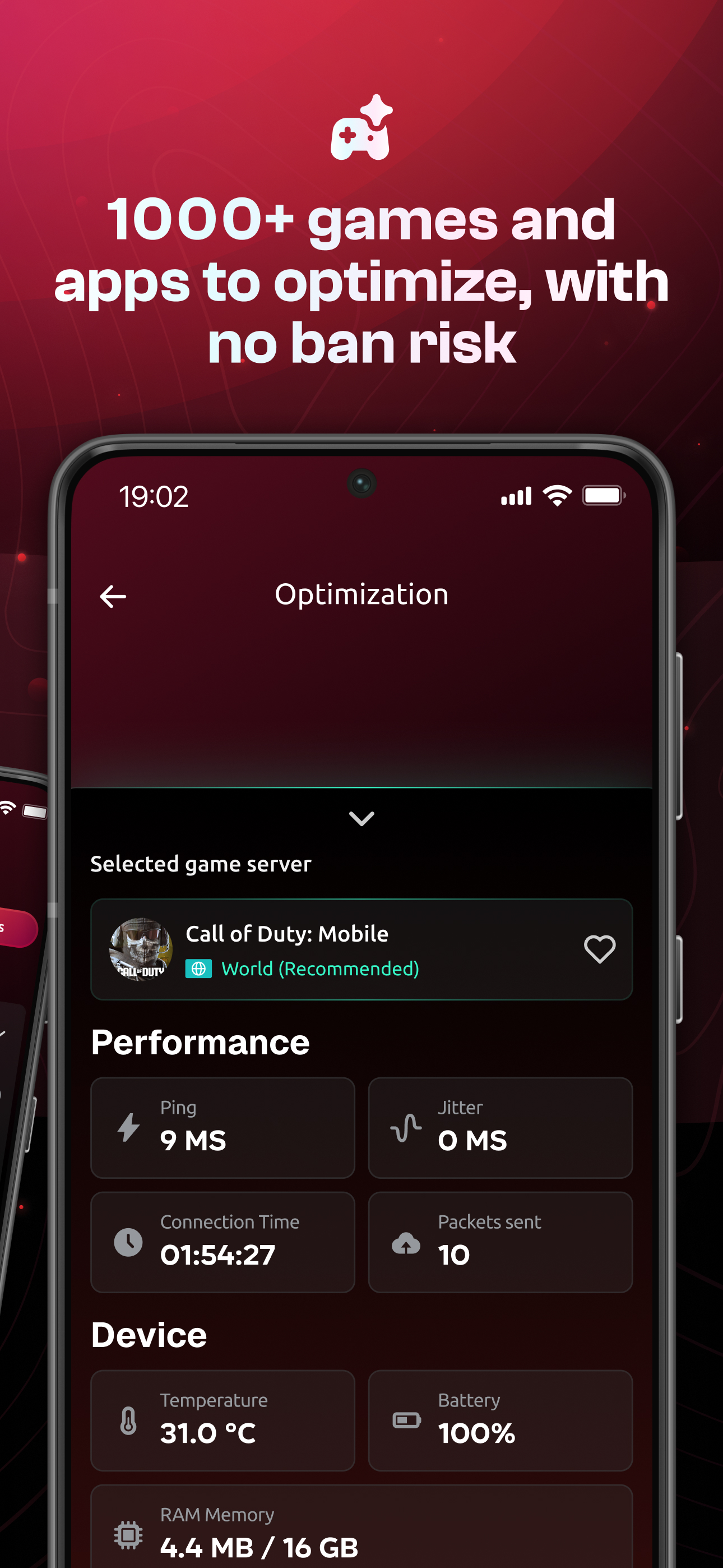 اسکرین شات 3 برنامه ExitLag: Lower your Ping