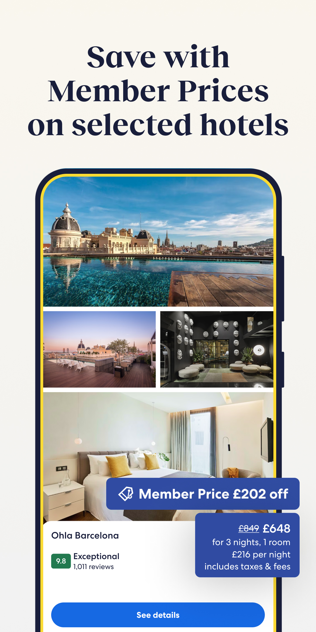 اسکرین شات 4 برنامه Expedia: Hotels, Flights, Cars