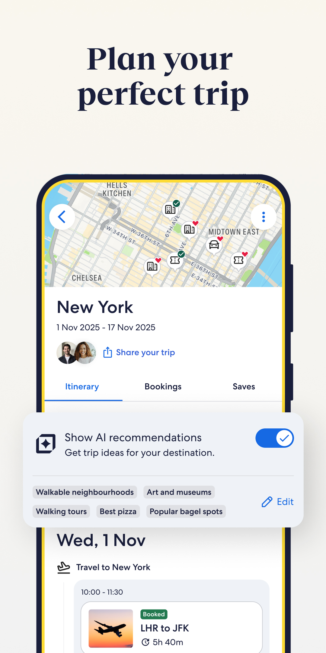 اسکرین شات 3 برنامه Expedia: Hotels, Flights, Cars