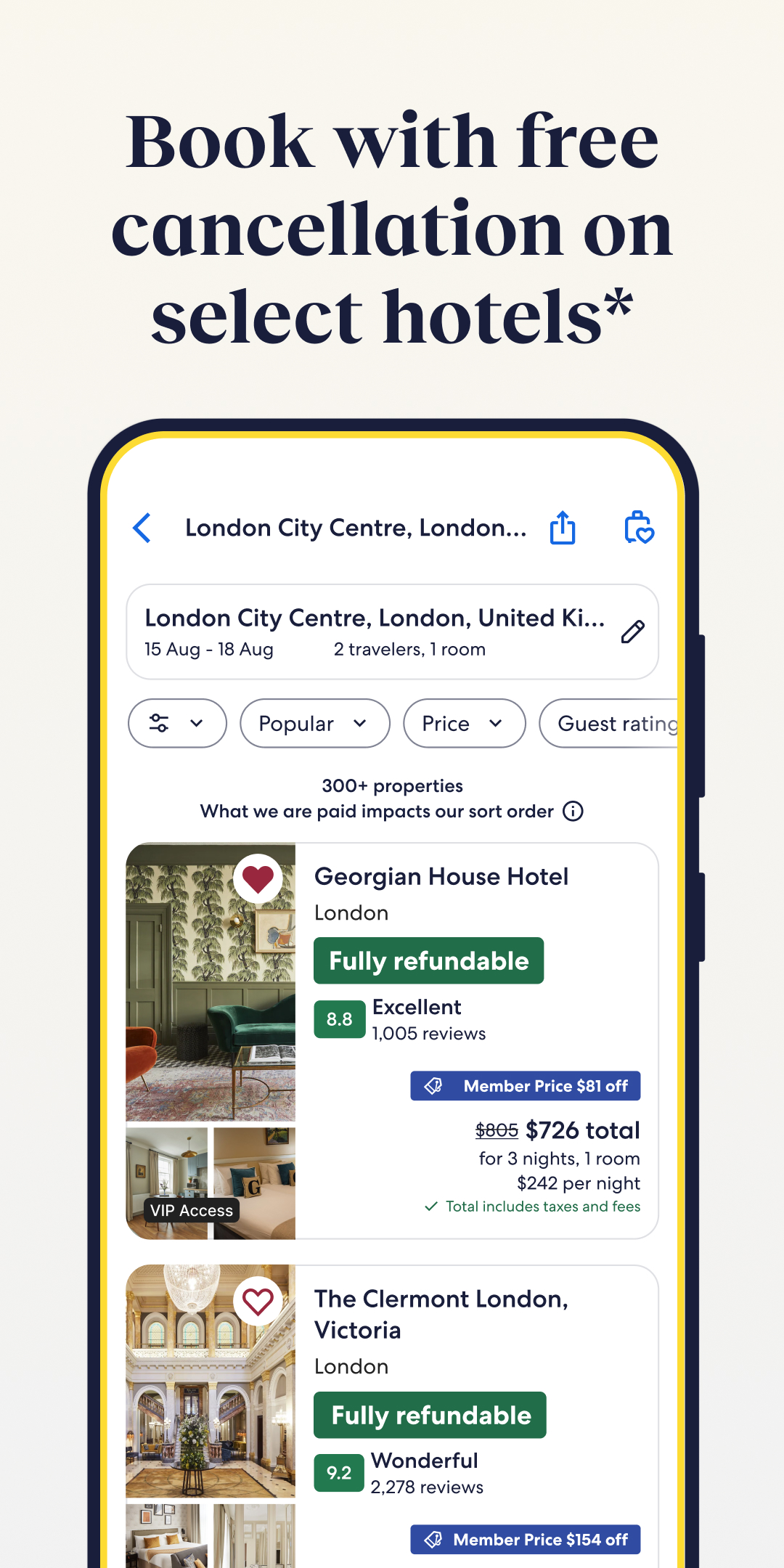 اسکرین شات 7 برنامه Expedia: Hotels, Flights, Cars