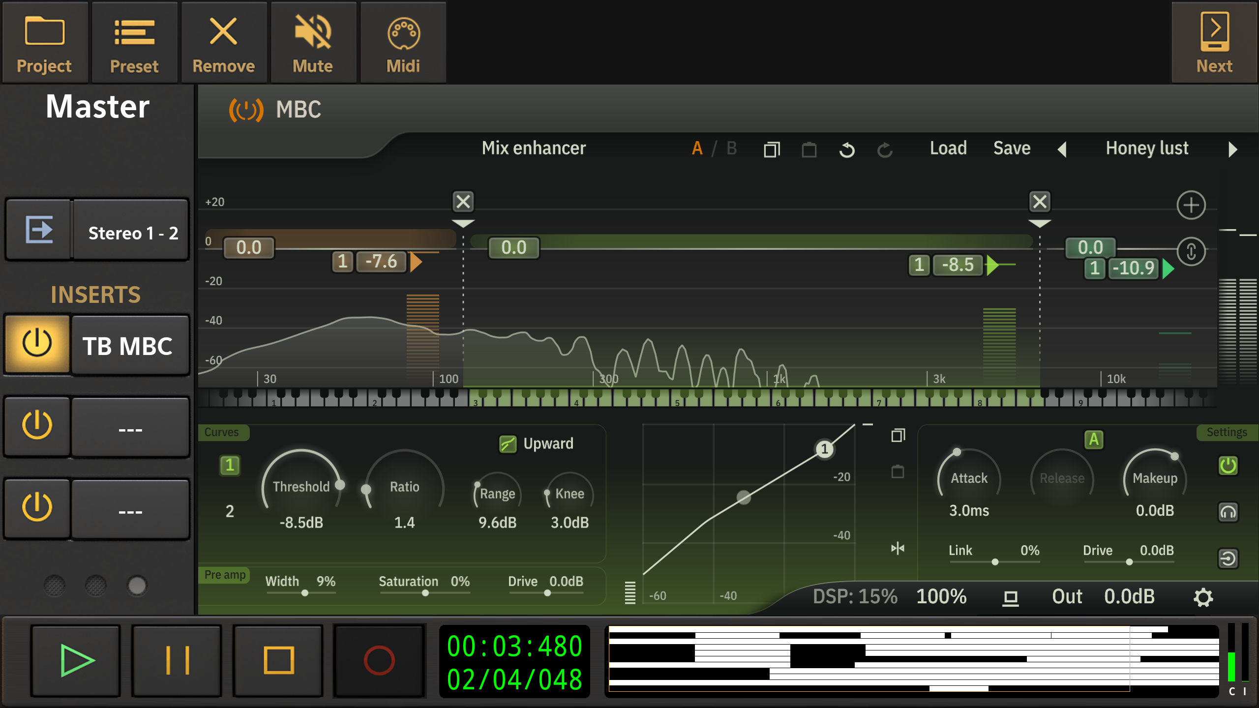 اسکرین شات 4 برنامه Audio Evolution Mobile TRIAL