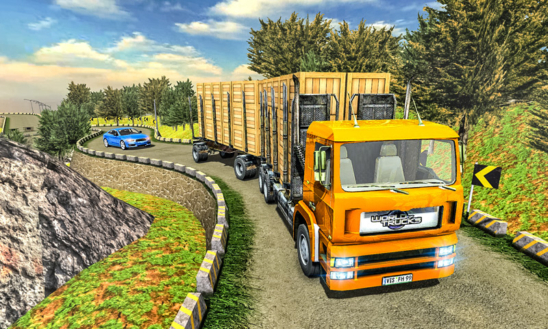 اسکرین شات 1 برنامه Euro Cargo Transporter Truck
