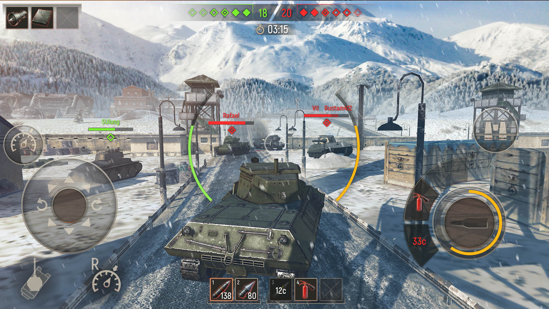 اسکرین شات 6 بازی Battle Tanks:Tanks War Game