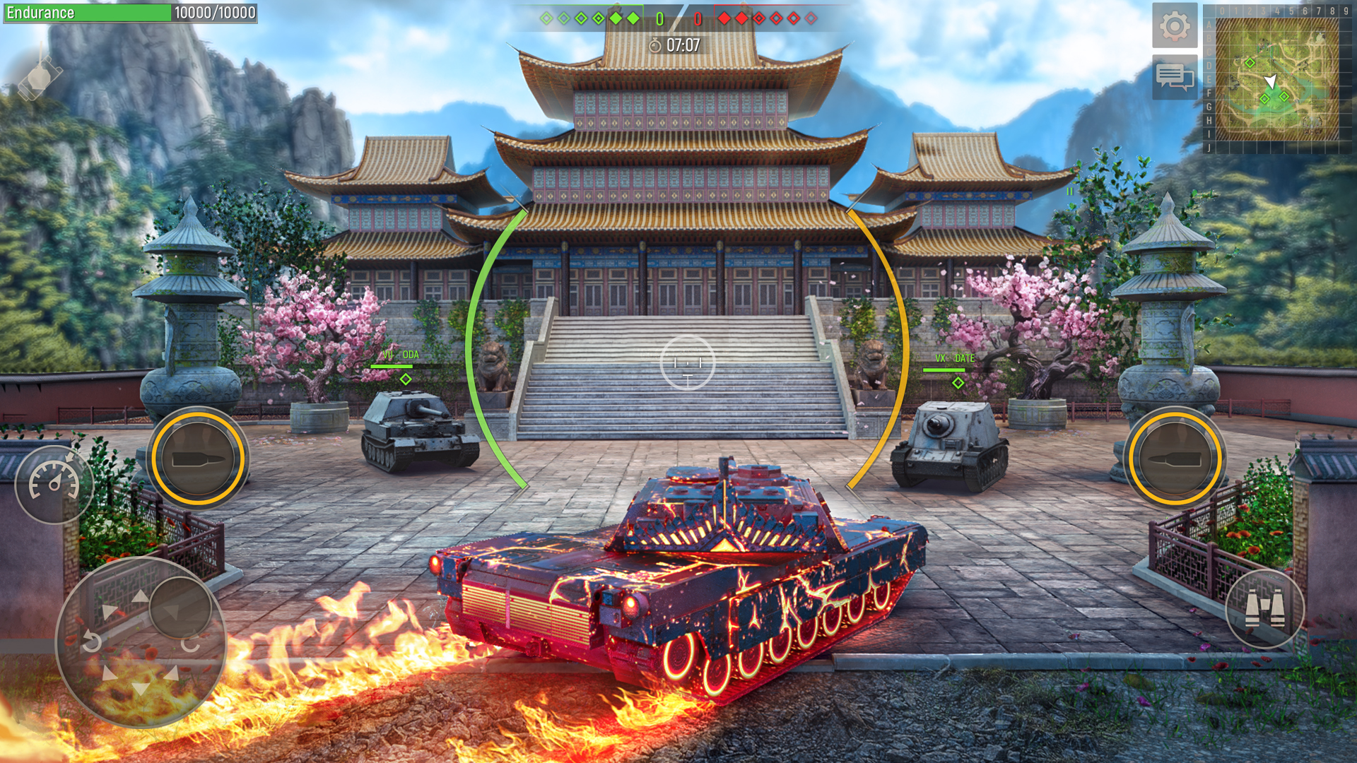 اسکرین شات 1 بازی Battle Tanks:Tanks War Game