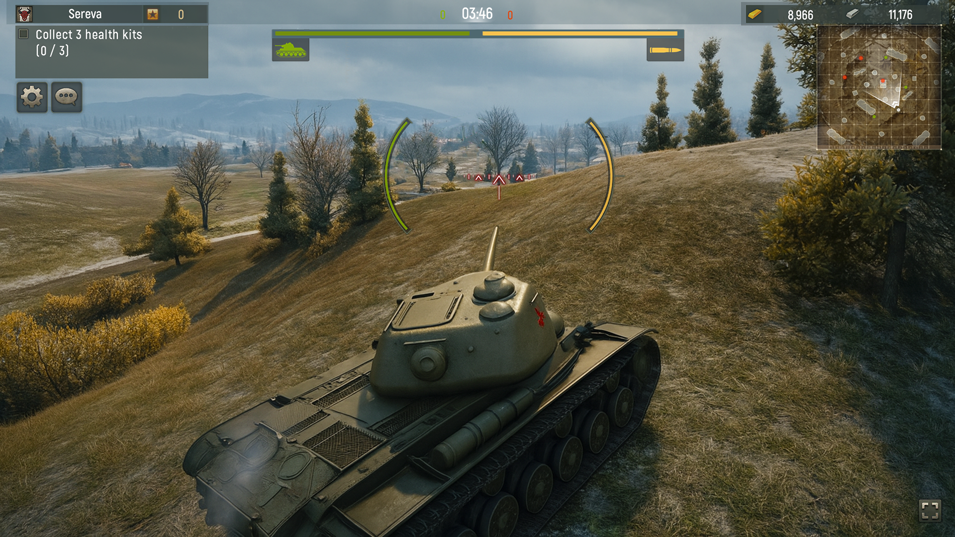 اسکرین شات 4 بازی Grand Tanks：Battle Tank Games