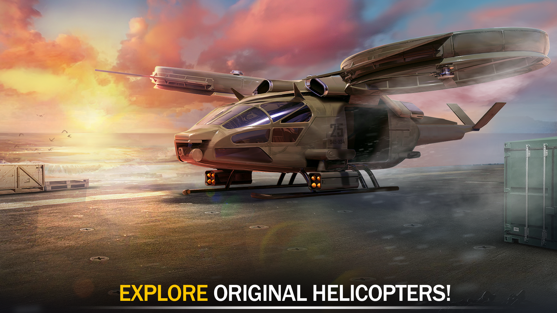 اسکرین شات 4 بازی Gunship Force: Helicopter Game
