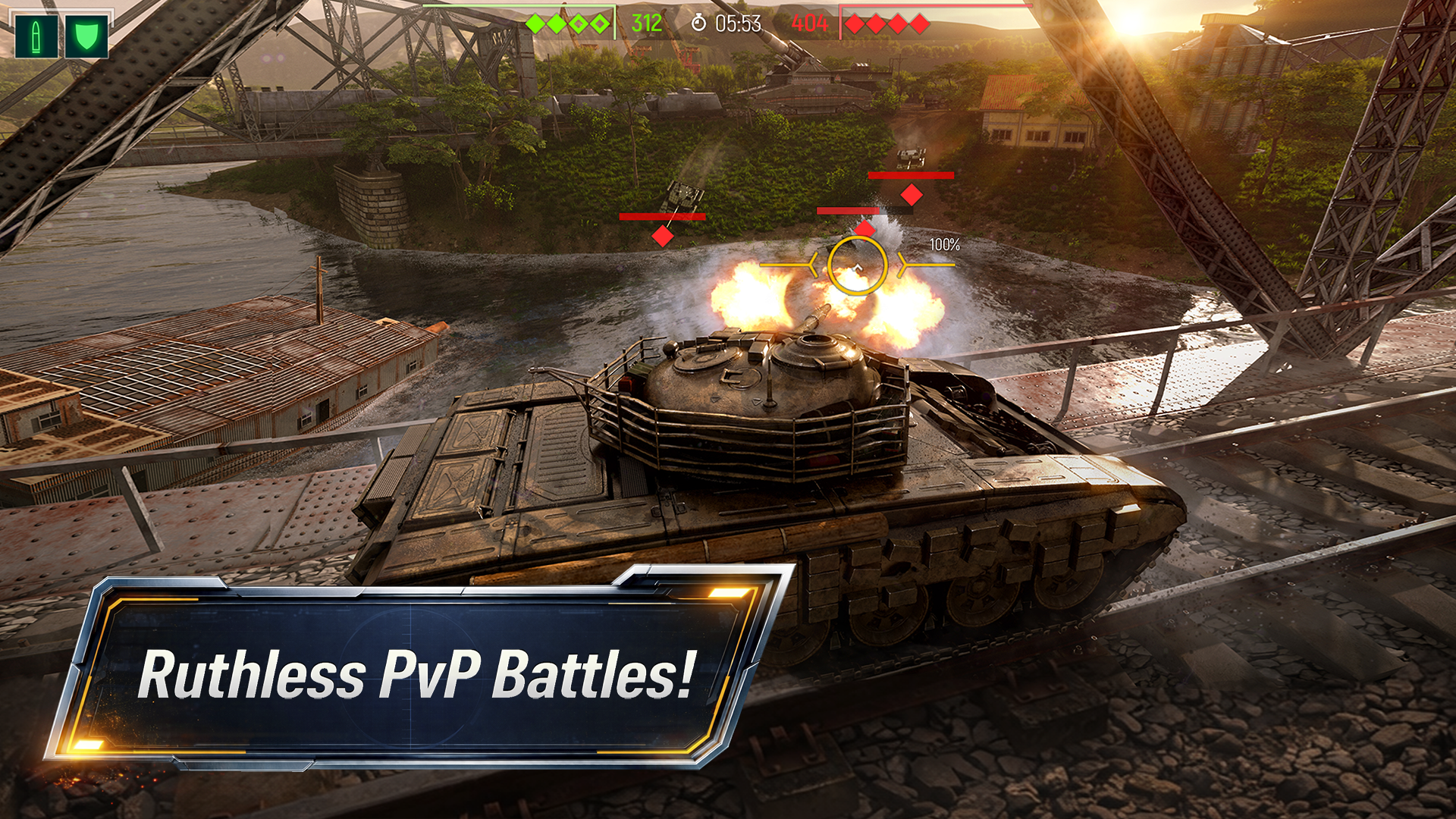 اسکرین شات 3 بازی Tank Force: Army Tank Game