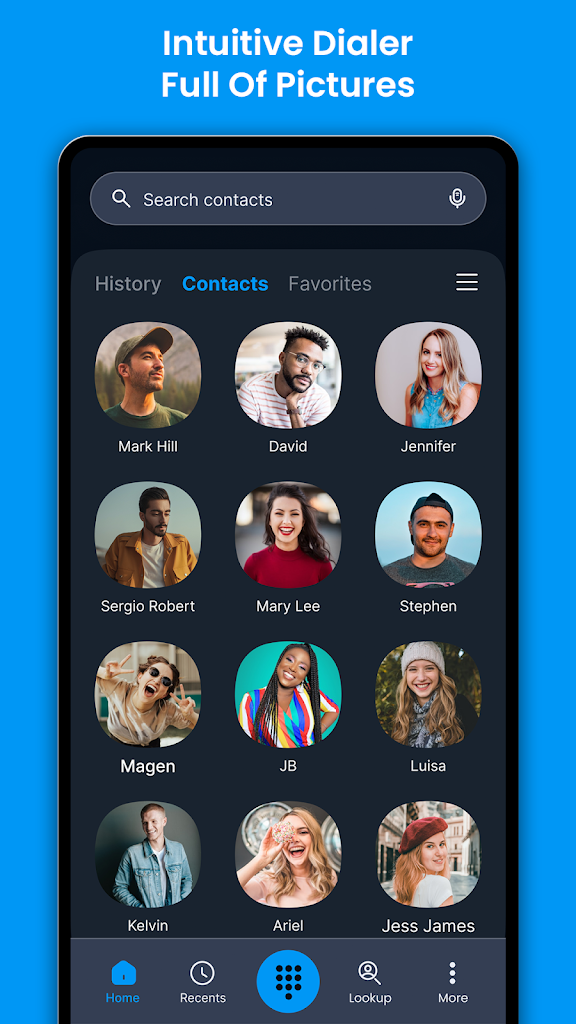 اسکرین شات 4 برنامه Eyecon Caller ID & Spam Block