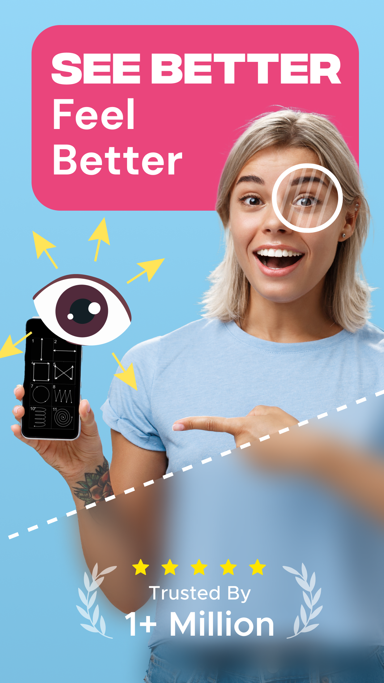 اسکرین شات 1 برنامه Eye Exercises: VisionUp