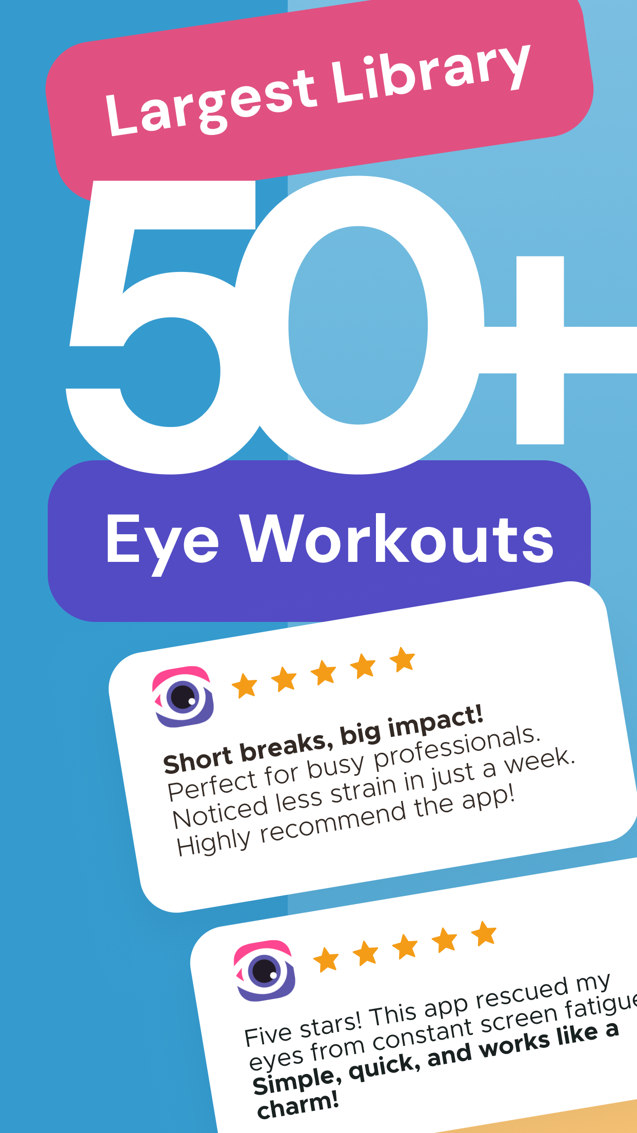 اسکرین شات 4 برنامه Eye Exercises: VisionUp