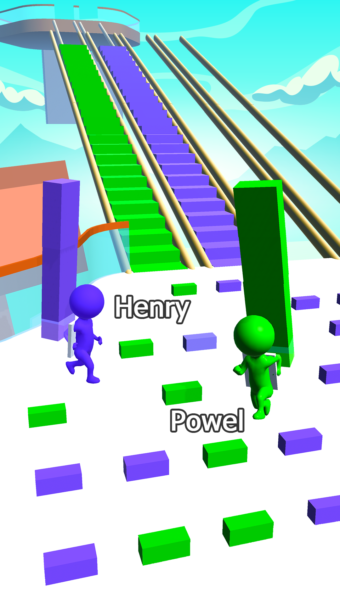 اسکرین شات 2 بازی Bridge Money Rush Run Race 3D