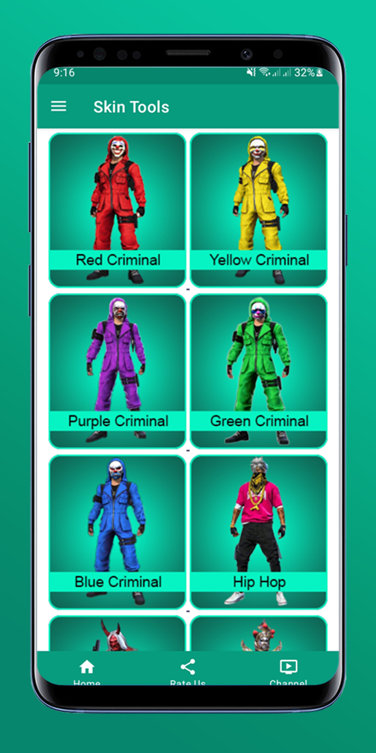 اسکرین شات 1 برنامه FFF FF Skin Tool - Config FF