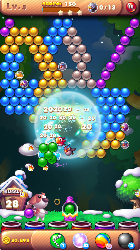 اسکرین شات 5 بازی Bubble Bird Rescue 2 - Shoot!