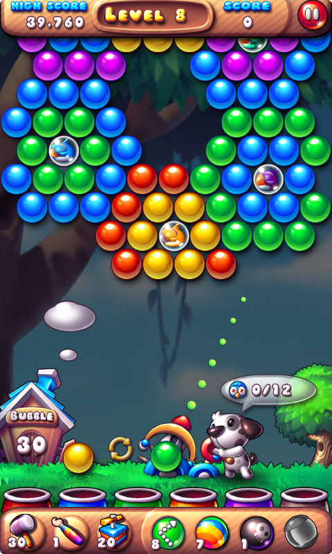 اسکرین شات 3 بازی Bubble Bird Rescue