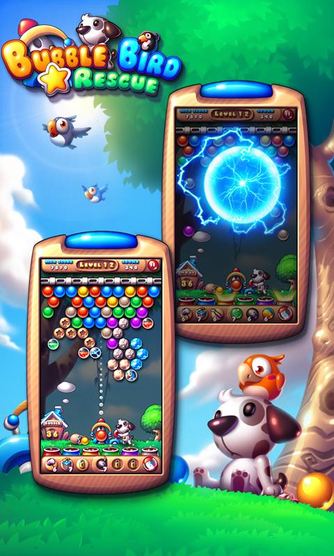 اسکرین شات 1 بازی Bubble Bird Rescue