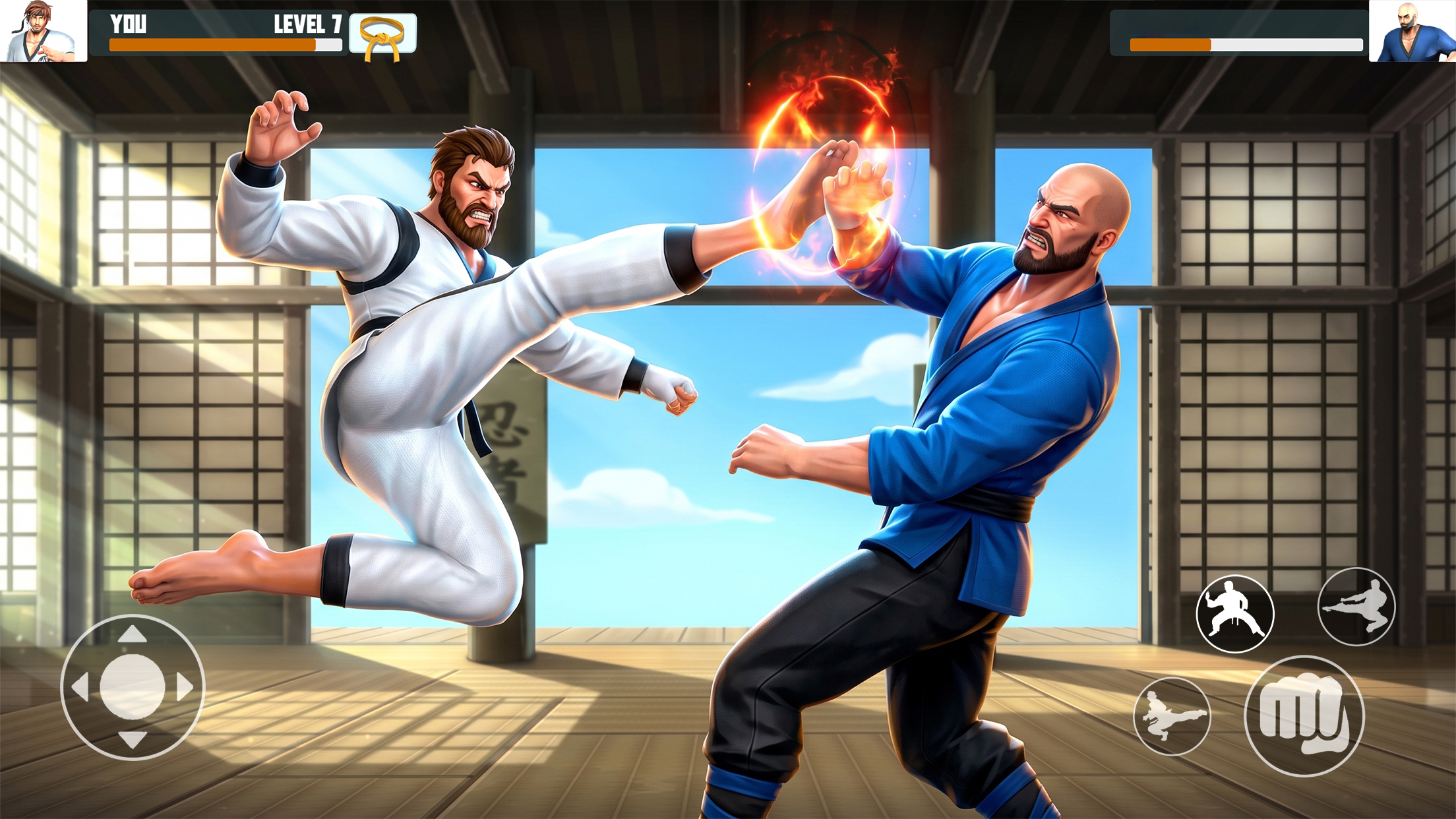 اسکرین شات 5 بازی Karate Fighter: Fighting Games