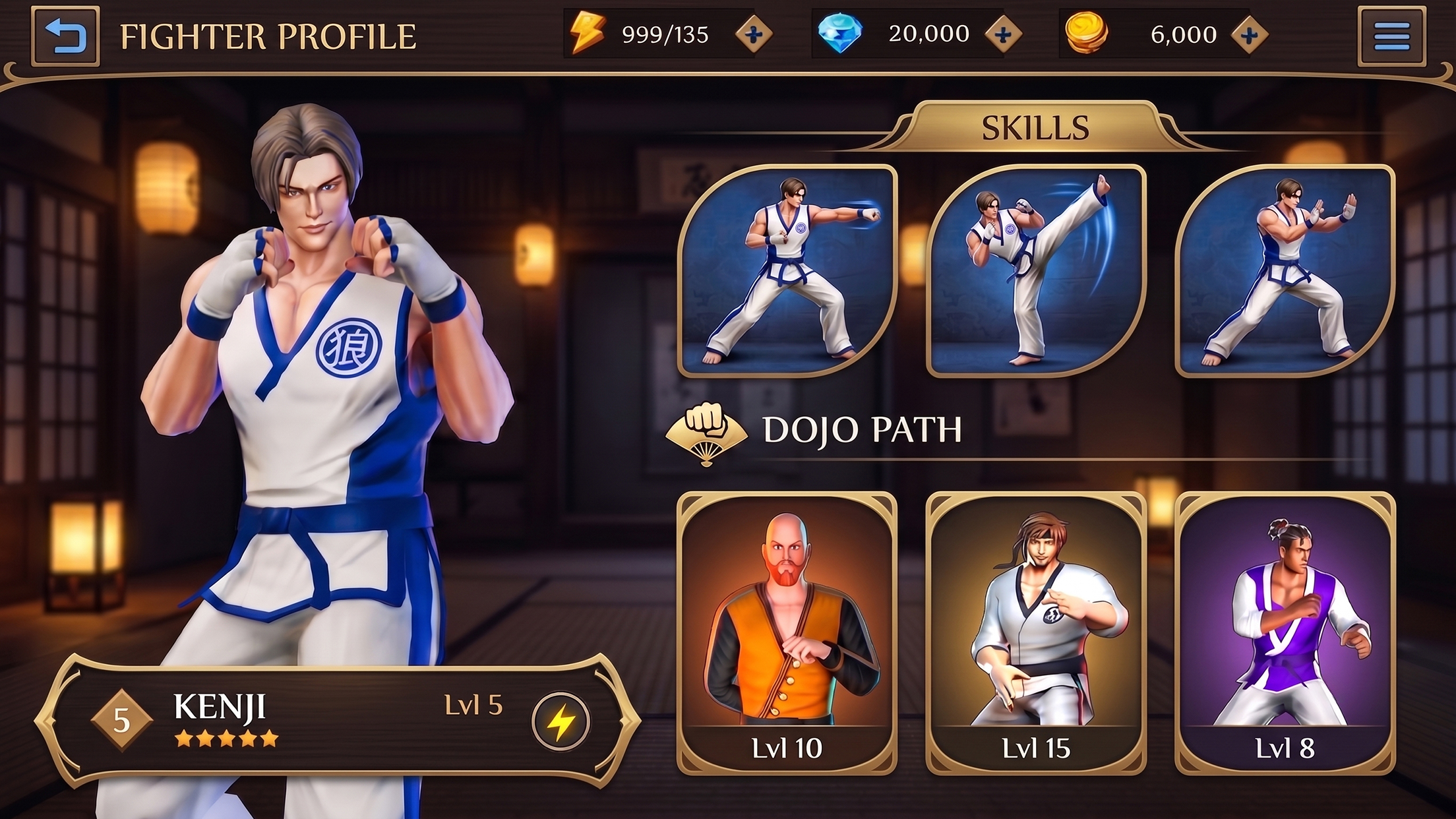 اسکرین شات 6 بازی Karate Fighter: Fighting Games