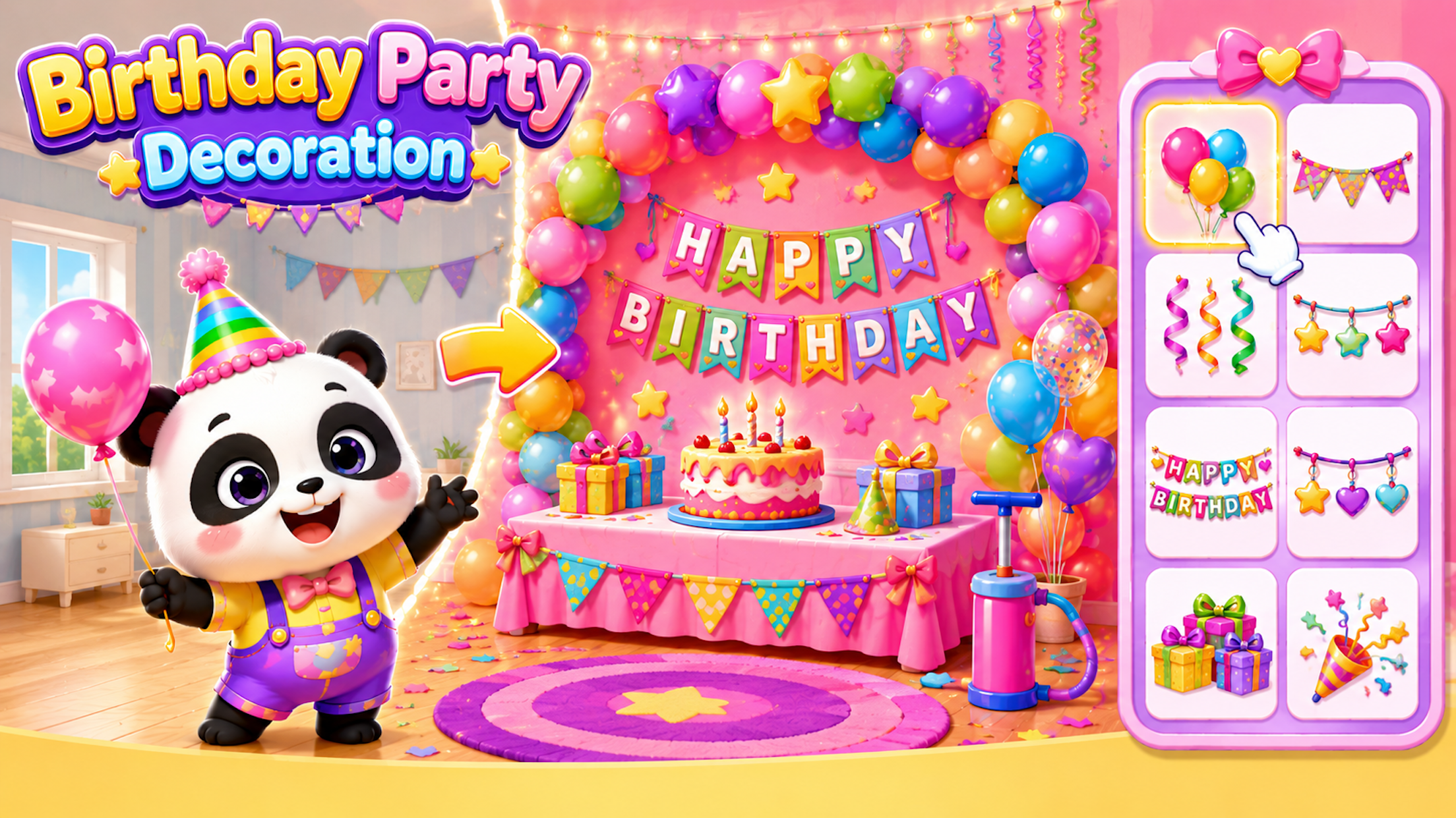 اسکرین شات 6 بازی Kids Birthday Cake & Party