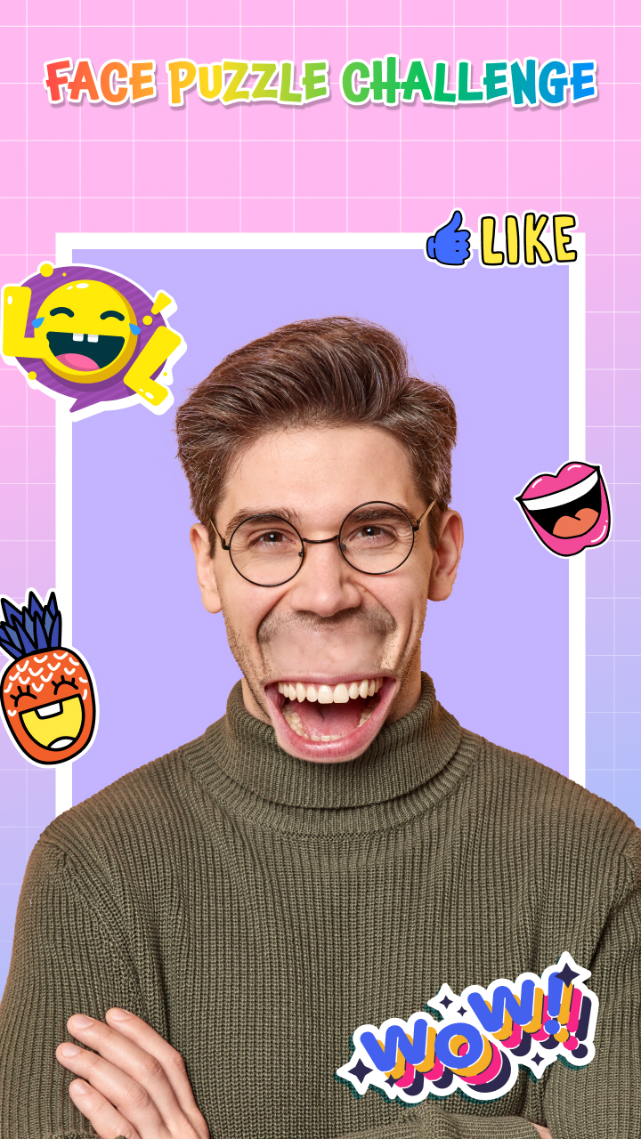 اسکرین شات 5 برنامه Lip Challenge: Fun Face Filter