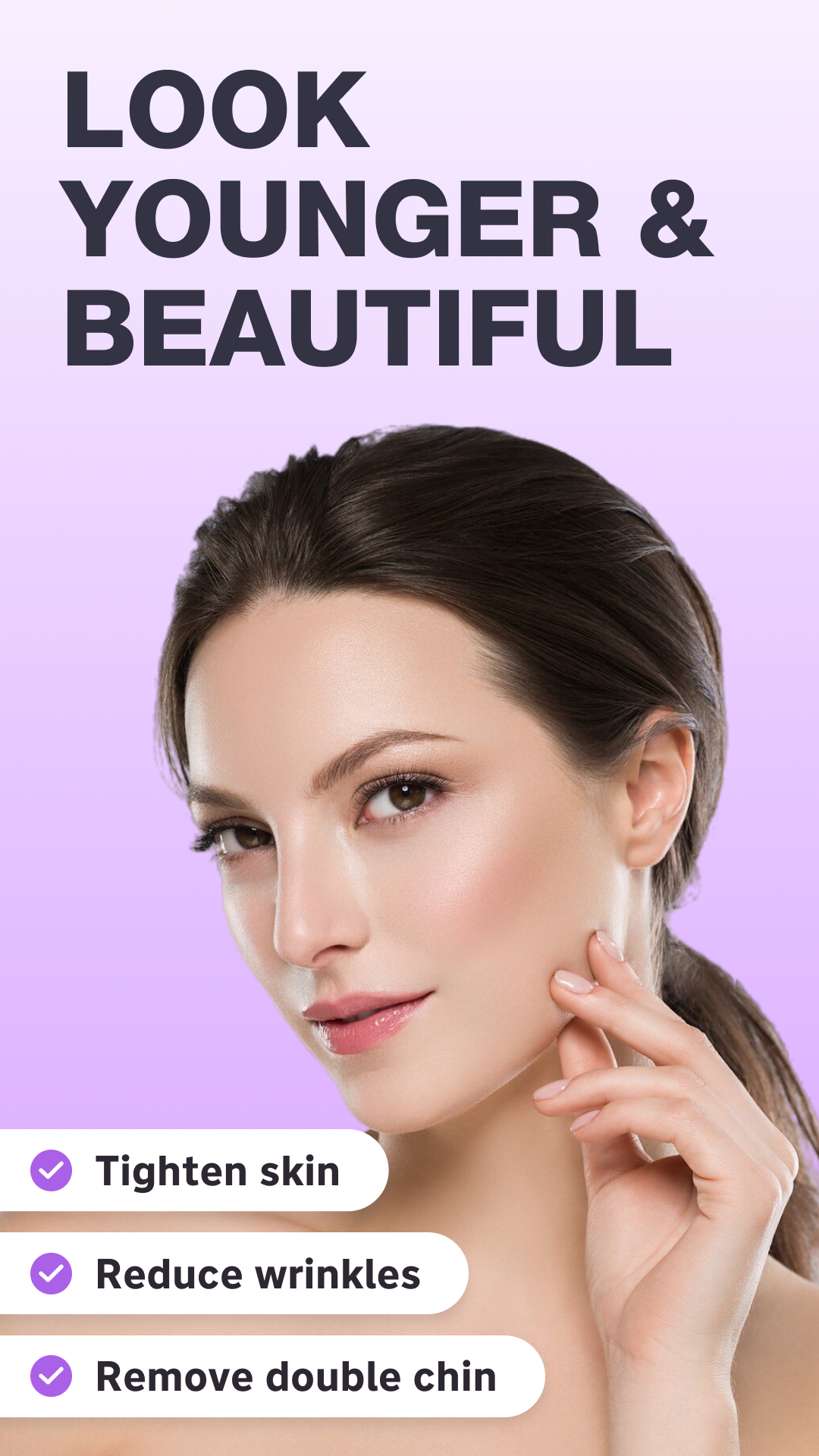 اسکرین شات 6 برنامه Face Yoga Exercise & Face Lift