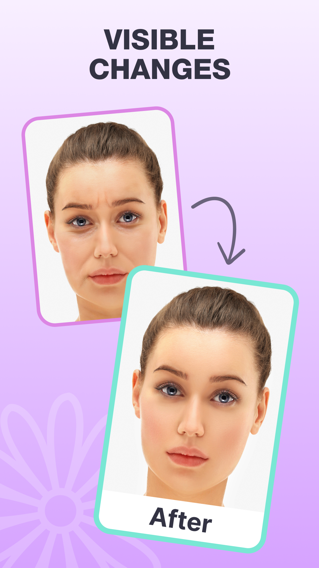 اسکرین شات 5 برنامه Face Yoga Exercise & Face Lift