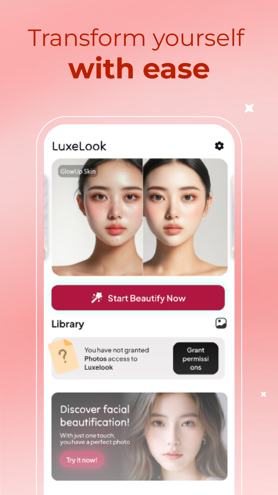 اسکرین شات 5 برنامه LuxeLook - AI Face Editor