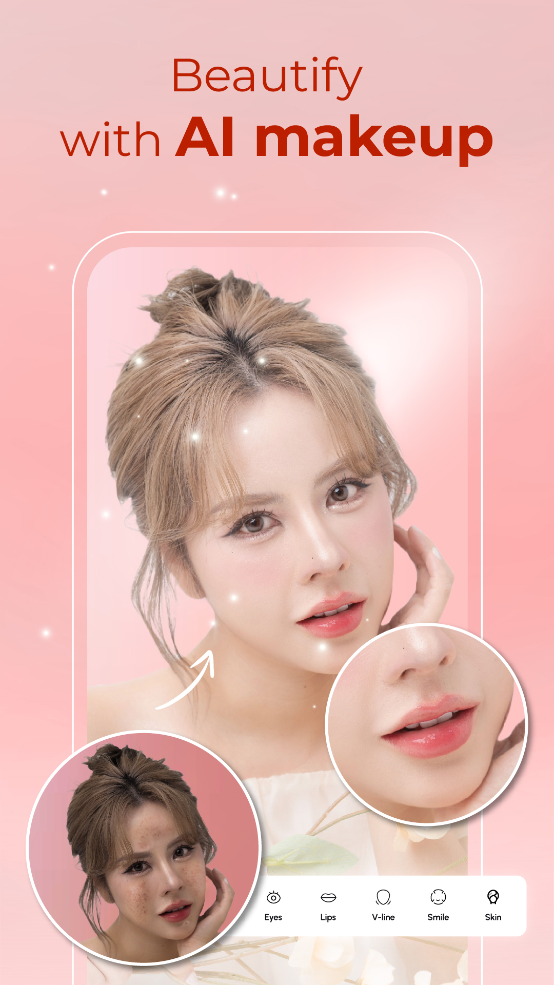 اسکرین شات 2 برنامه LuxeLook - AI Face Editor