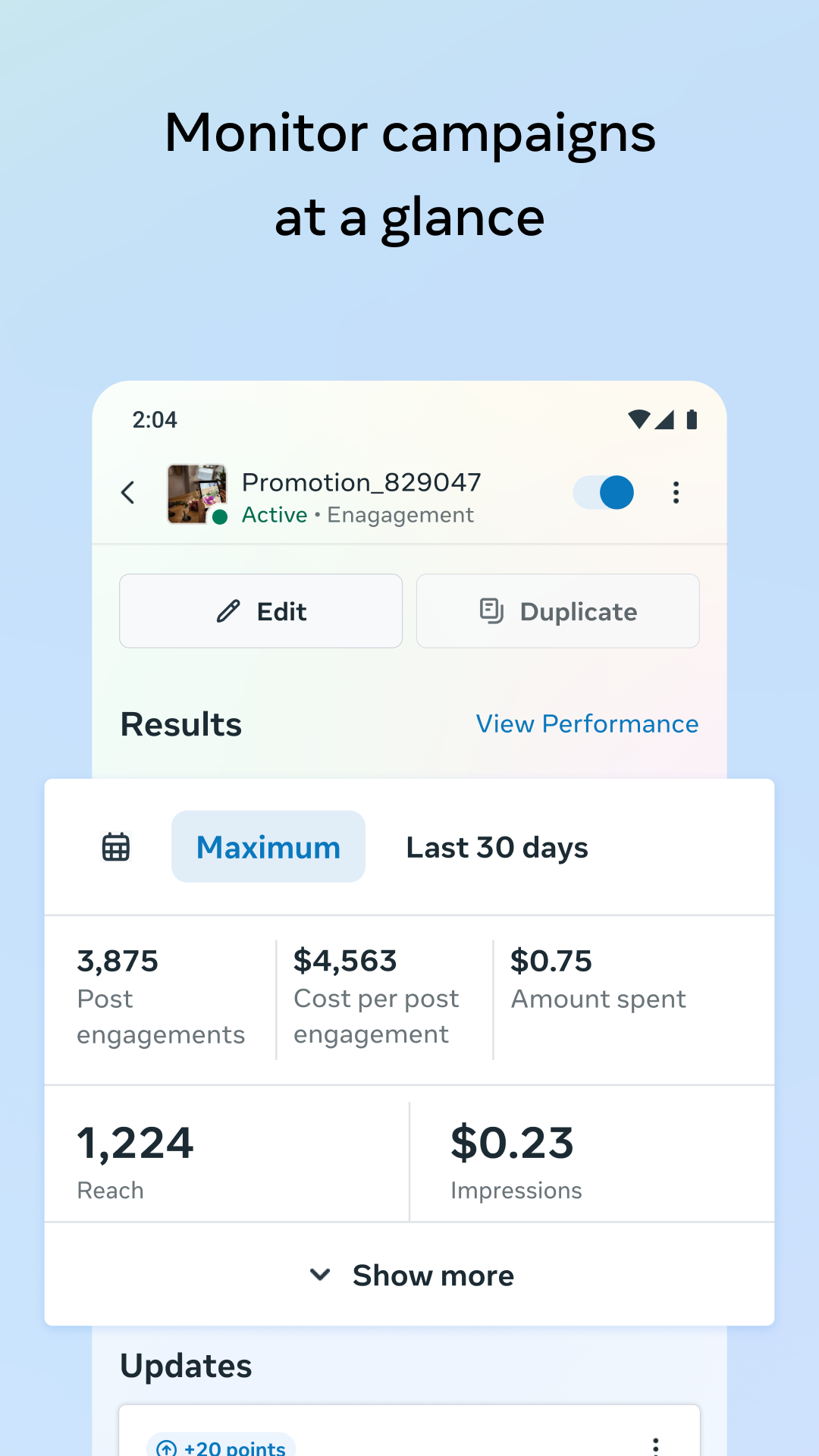 اسکرین شات 3 برنامه Meta Ads Manager