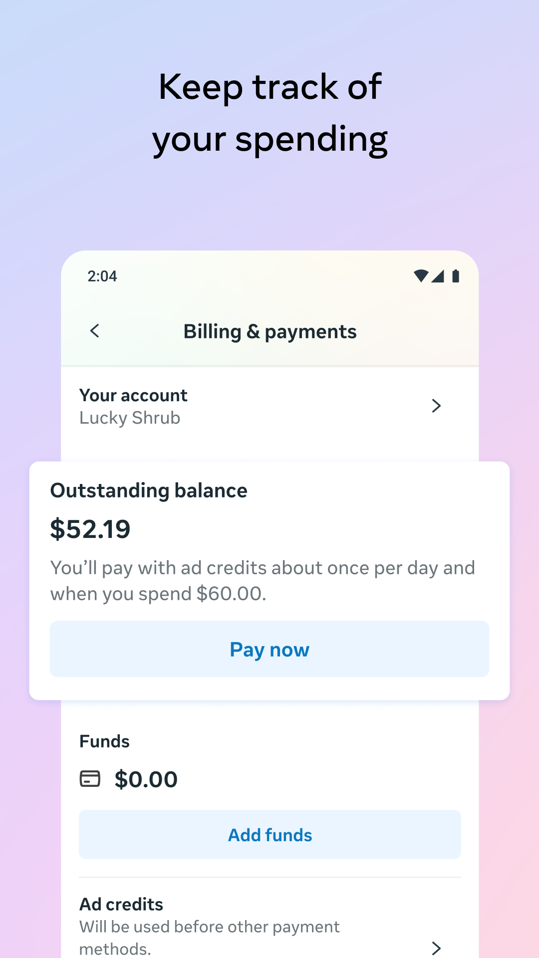 اسکرین شات 6 برنامه Meta Ads Manager