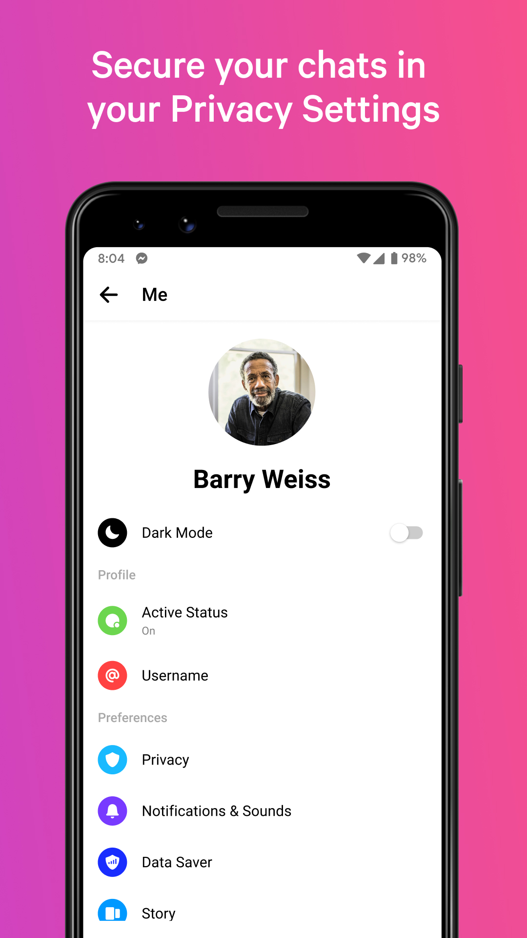 اسکرین شات 5 برنامه Messenger