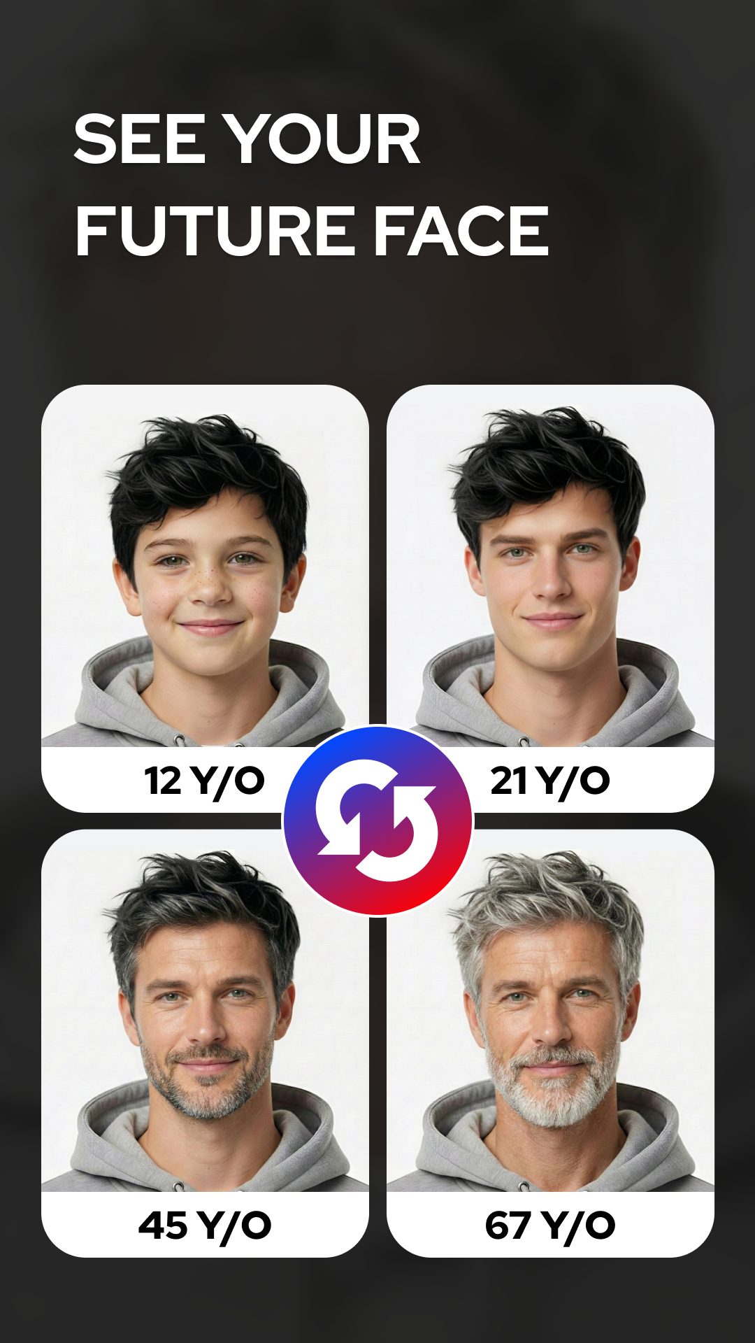 اسکرین شات 2 برنامه Future Self™: AI Face Aging