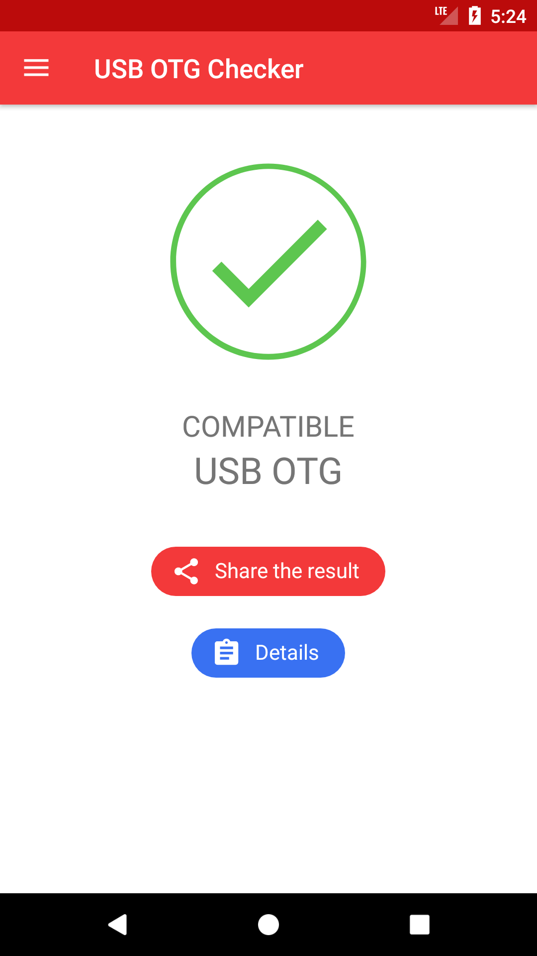 اسکرین شات 1 برنامه USB OTG Checker Compatible ?