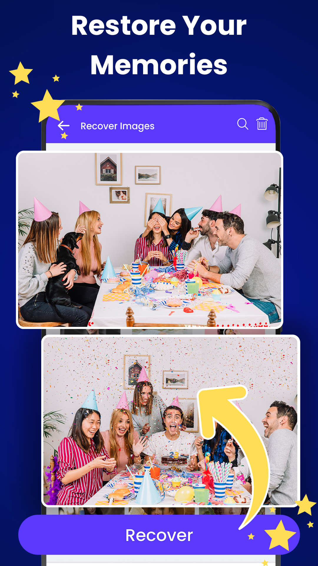 اسکرین شات 5 برنامه Photo Recovery - File Recovery