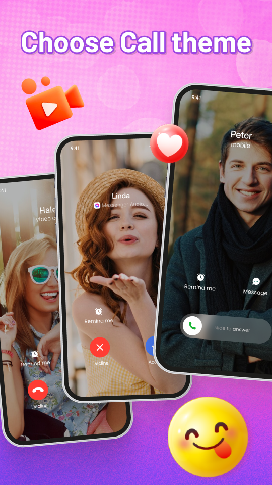 اسکرین شات 6 برنامه Prank Video Call & Fake Chat