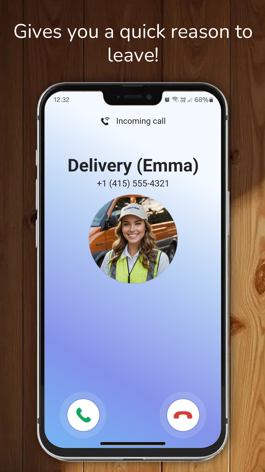 اسکرین شات 2 برنامه Fake Call - Prank