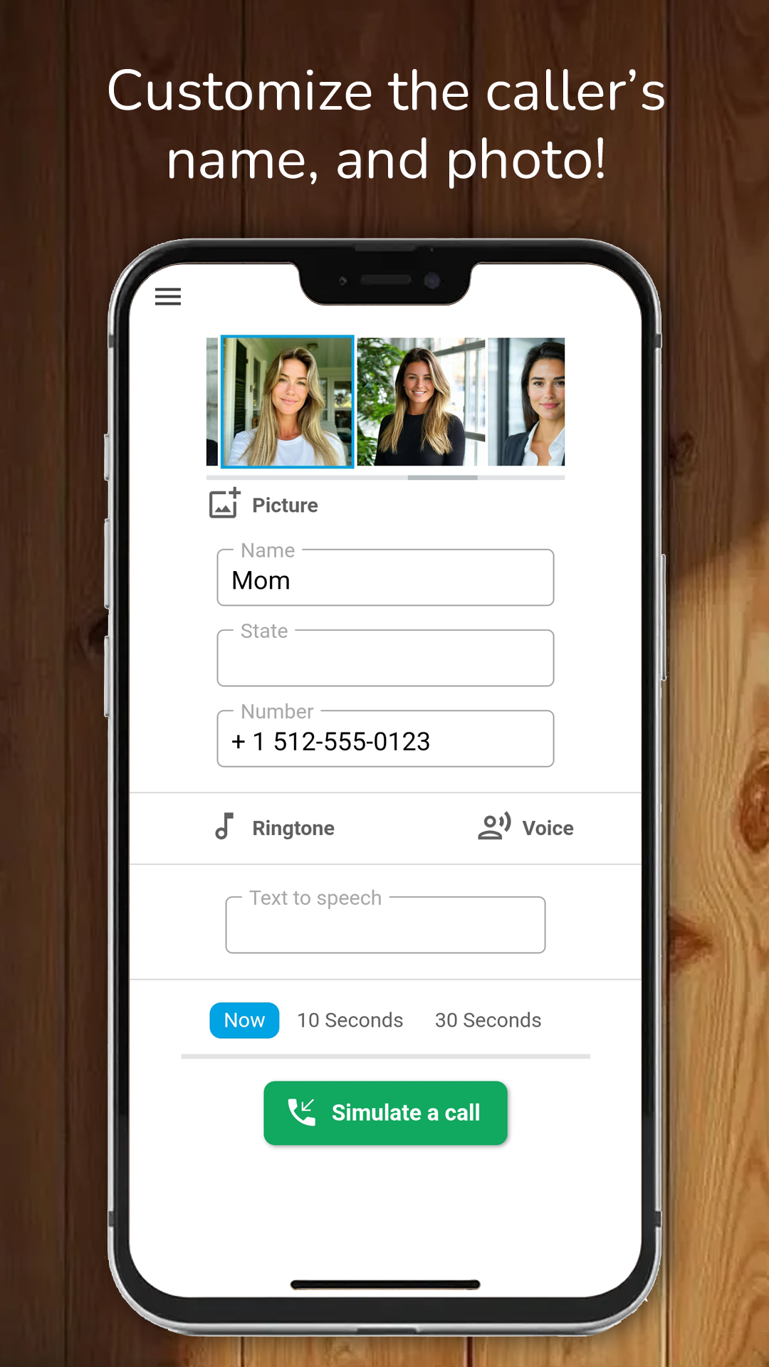 اسکرین شات 4 برنامه Fake Call - Prank