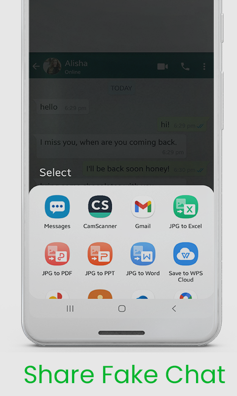اسکرین شات 8 برنامه Fake Chat Maker - whatsmock