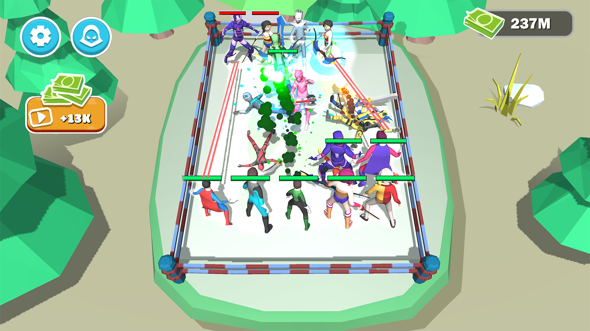 اسکرین شات 1 بازی Merge Master: Super Hero