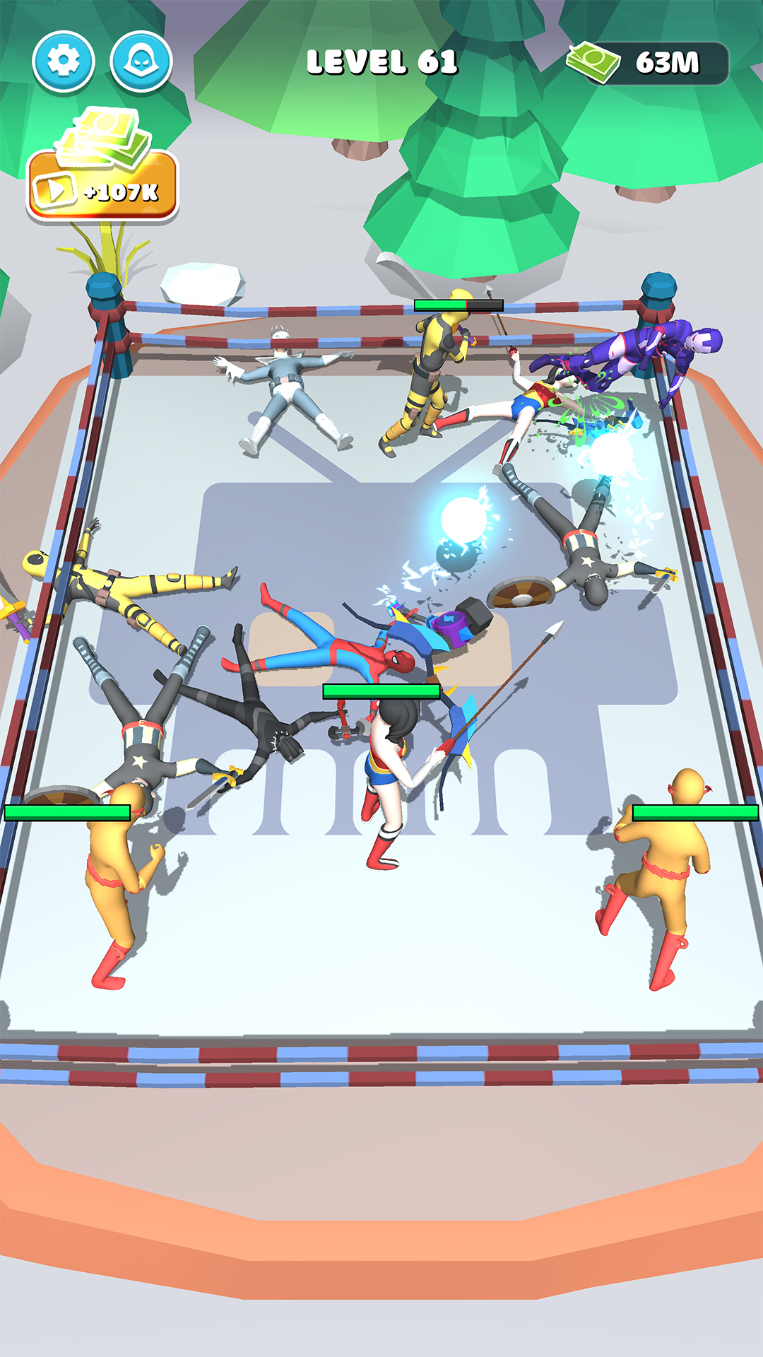 اسکرین شات 6 بازی Merge Master: Super Hero